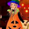 Gra Halloween Day with Pumpkin Costumes