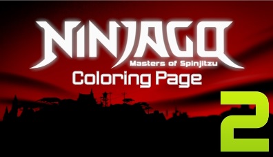 Ninjago Masters of Spinjitzu Coloring Page 2