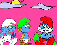 Papa Smurf Coloring