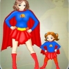 Super Mom and Kid Dress Up