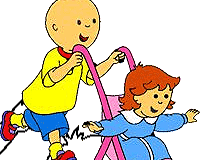Caillou Coloring Game