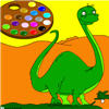 Kolorowanka z Dinozaurem