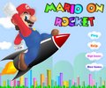 Mario on Rocket