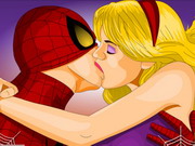 Gra Elsa Pocałunek ze Spidermanem
